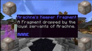 PLACING FOUR NEW ARACHNE KEEPER FRAGS NEW SKYBLOCK UPDATE [upl. by Elleynod]