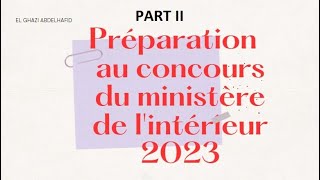 Concoursministèreintérieur Bac5 Management et stratégie des organisation amp GRH 2023 QCM [upl. by Dhaf]