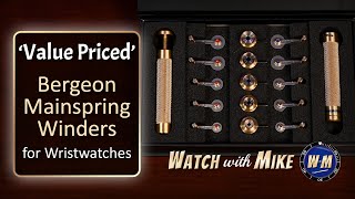 ‘Affordable’ Bergeon Mainspring Winders  Review  Wristwatch Repair Tutorial [upl. by Adnilram]