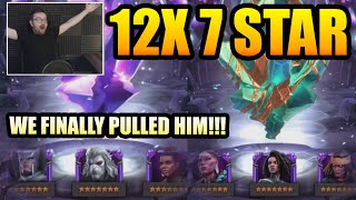 12x 7 Star amp Titan Crystal Opening  BIGGEST 7 STAR OPENING SO FAR  Marvel Contest Of Champions [upl. by Rehpotsyrk]