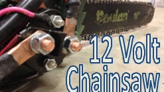 A 12v Chainsaw that Actually Works [upl. by Dorsey1]