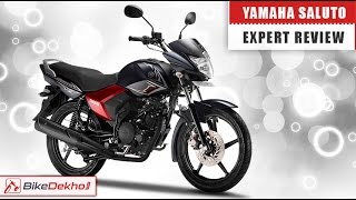 Yamaha Saluto  Expert Review  BikeDekhocom [upl. by Roberto]