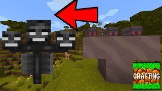 How to Spawn WITHER in Crafting and Building [upl. by Aehc831]