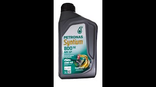 PETRONAS Syntium 800 SE 15W40 API SP [upl. by Alleirbag]