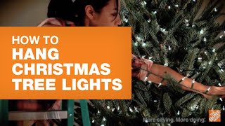 How to Hang Christmas Tree Lights [upl. by Puri]