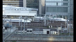 Japan Train watching at Tokyo Station [upl. by Mariano]