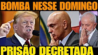 BOMBA NESSE DOMINGO PRISÃO FOI DECRETADA TRUMP SOLTA BOMBA QUE ABALOU AS ESTRUTURAS ESQUERDA DE [upl. by Selfridge86]