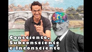 Consciente Subconsciente e Inconsciente  Freud  Psicanálise [upl. by Geffner434]