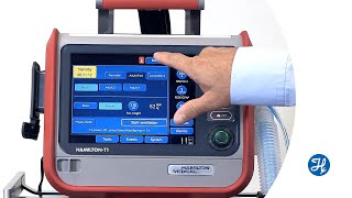 HAMILTONC1T1MR1 SW 2x Basic ventilator settings [upl. by Godwin]