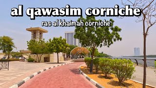 al qawasim corniche rak  ras al khaimah corniche walk  United Arab Emirates  RAK [upl. by Lekim]