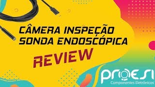 Review Câmera Inspeção Sonda Endoscópica USB [upl. by Mychael]