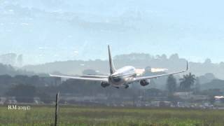 Aeromexico 737700 Vuelo Rasante MROC [upl. by Ikilisav875]