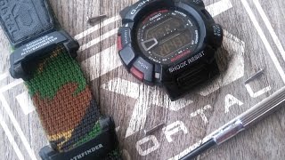 casio g shock mudman g9000 mod with pathfinder adapter and cxd immortal velcro strap [upl. by Sabrina]