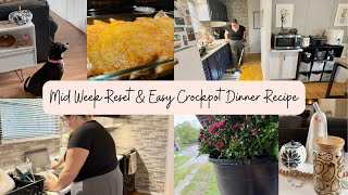 MidWeek Reset  Easy Crockpot Dinner Recipe  Vlog 051 [upl. by Adnohsek819]