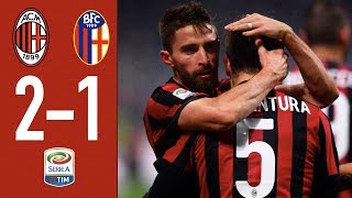 AC Milan win with a pair of Jacks its 21 v Bologna [upl. by Harness577]