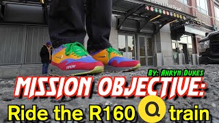 Hunting the R160 Q train  MISSION [upl. by Aneetsyrk]