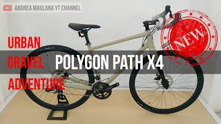 Sepeda Polygon Terbaru  Polygon Path X4  Urban Gravel Bike [upl. by Reseda819]