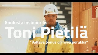 Insinööriksi työn ohessa Toni Pietilä [upl. by Tobit905]