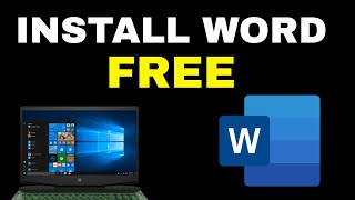 How to Download amp Install Microsoft Word Office For Free on PC  Laptop [upl. by Egroeg]