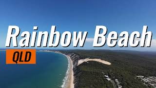 Noosa Heads Noosaville Rainbow Beach amp Inskip Point QLD 4K Drone [upl. by Ettesyl877]