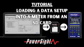 Loading a Data Setup Into a Meter from an SD Card [upl. by Kcirderfla]