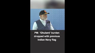 India dropped burden of slavery from its chest PM Modi on new Naval Ensign  Latest News [upl. by Ressay]