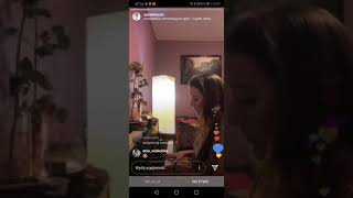 Sanah  Szampan live  piano version on Instagram POLISH SINGER [upl. by Ahtelat922]