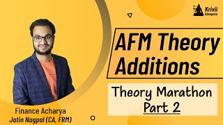 AFM Theory Marathon Part 2  All new Theory additions  AFM Theory Amendment  Blockchain  CA Final [upl. by Ennirac258]