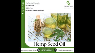 Sivaroma Hemp Seed Oil [upl. by Giaimo]