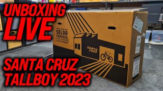 UNBOXING LIVE SANTA CRUZ TALLBOY 2023 [upl. by Dnaltiak]