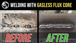 Gasless Flux Core for Beginners 1 BIG Thing [upl. by Trebled677]