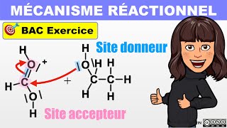 MECANISME RÉACTIONNEL  Exercice  Terminale [upl. by Aed735]