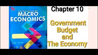 Macroeconomics class 12 Government Budget and The Economy part 1 macroeconomics economics [upl. by Joelynn158]