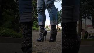 Extreme heel boots [upl. by Nomar]