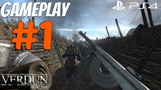 Verdun PS4  Gameplay Walkthrough Part 1  World War 1 Multiplayer 1080P 60FPS [upl. by Ynar]