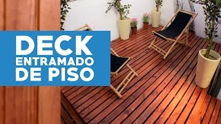 ¿Cómo construir un deck o entramado de piso [upl. by Aennil]