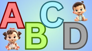 A B C D E F G H I J K L M N O P Q R S T U V W X Y Z  English Alphabets for pre school kids  A to Z [upl. by Nahsyar]