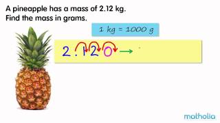 Converting Kilograms to Grams [upl. by Ianej]