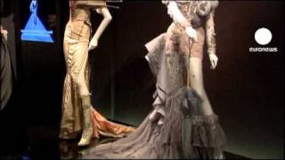 euronews le mag  Pushkin exhibit honours Christian Dior gowns [upl. by Anerahs356]