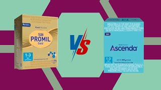 PROMIL GOLD VS ASCENDA NUTRITION FACTS BASED REVIEW MILK FOR 13 YEARS OLD [upl. by Aldrich833]