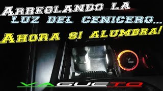 Componiendo la luz del cenicero Ahora si alumbra  VW JETTA CLASICO  MK4 [upl. by Truscott]