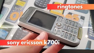 Sony Ericsson K700i  Ringtones [upl. by Row]