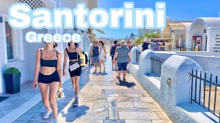 Santorini Greece 🇬🇷  Summer 2024  4K HDR Walking Tour [upl. by Litton]