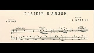 Plaisir damour 1784 J P E Martini  J P Claris de Florian [upl. by Kriste]