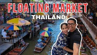 Inside Thailands Famous Floating Market [upl. by Eleinad]