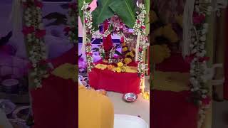 Satyanarayan Katha ♥️ reels ganpatibappamorya2024 viralvideo viralshorts [upl. by Snowber912]