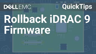 iDRAC 9 How to Rollback Firmware QuickTips [upl. by Schear]