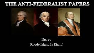 No 15 – Rhode Island Is Right [upl. by Yessej616]