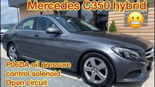 Mercedes P06DA oil pressure control solenoid fault part 2 the fix [upl. by Barry843]