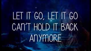 Demi Lovato  Let It Go Frozen HD  Lyrics [upl. by Wahlstrom]